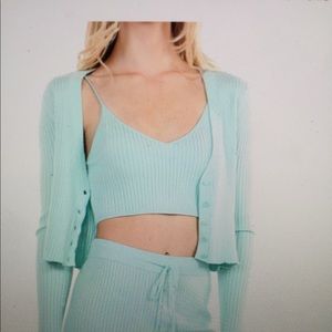 3pc ribbed loungewear set by Beulah Style.